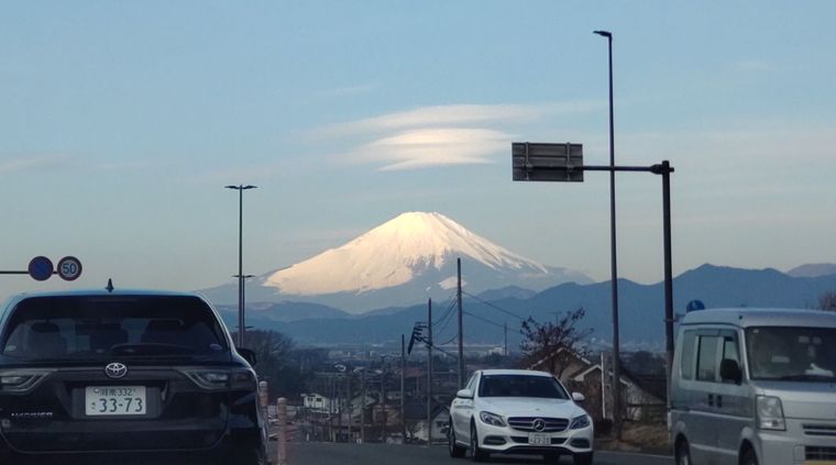 御所見からの富士山